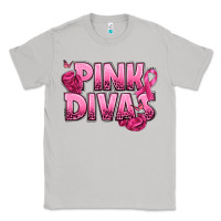 Moon Dust Pink Divas Breast Cancer Classic Tee - NancyCooperArtShop