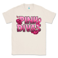 Natural Pink Divas Breast Cancer Classic Tee - NancyCooperArtShop
