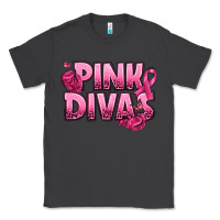 Smoke Pink Divas Breast Cancer Classic Tee - NancyCooperArtShop