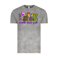 Cloud Rock Love Mardi Gras Y'all Vintage Tee - HowdyJamesFarm