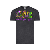 Vintage Black Love Mardi Gras Y'all Vintage Tee - HowdyJamesFarm