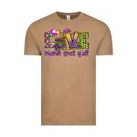Vintage Coffee Love Mardi Gras Y'all Vintage Tee - HowdyJamesFarm