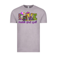 Vintage Zinc Love Mardi Gras Y'all Vintage Tee - HowdyJamesFarm
