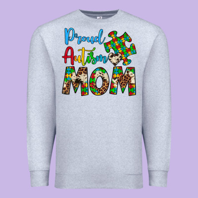 Proud Autism Mom Premium Sweatshirt Designed By Artiststas