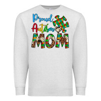 Oatmeal Heather proud autism mom Premium Sweatshirt - Artiststas