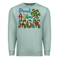 Seafoam proud autism mom Premium Sweatshirt - Artiststas