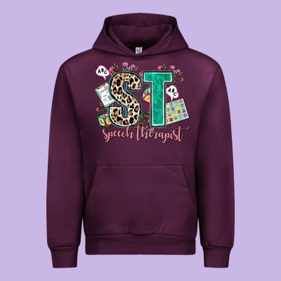 Speech Therapist Urban Hoodie Designed By Adodesignshop