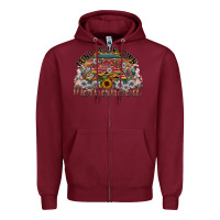 Burgundy mind your own motherhood Zipper Hoodie - SublimationCraftShop