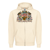 Sandshell mind your own motherhood Zipper Hoodie - SublimationCraftShop