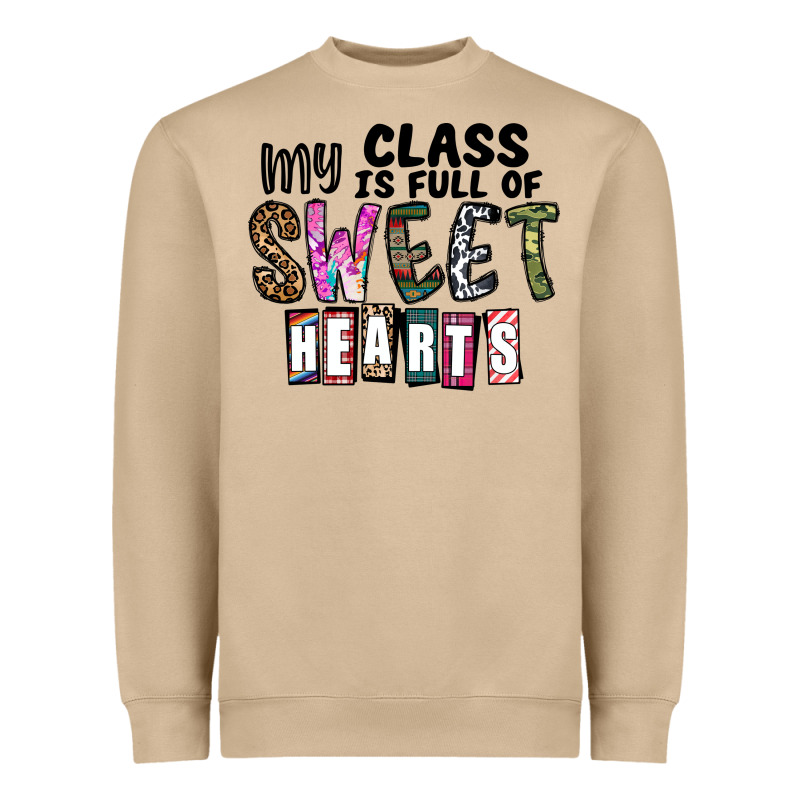 My Class ısfull Of Sweet Hearts Heavyweight Sweatshirt by CowhideDigitalArt | Teevron