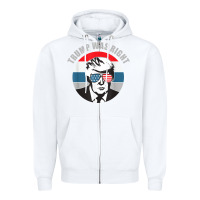 White trump was right republican conservative political t shirt Zipper Hoodie - minhPixels