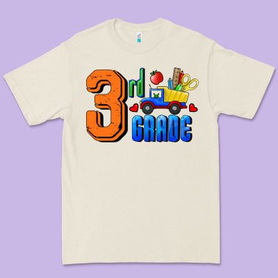 Third Grade Premium Tee Designed By Ranaportraitstore