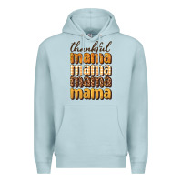 Blue Mist thankful mama Premium Hoodie - BundleAndBundleShop