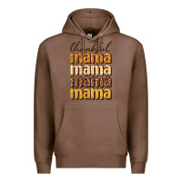 Chestnut thankful mama Premium Hoodie - BundleAndBundleShop