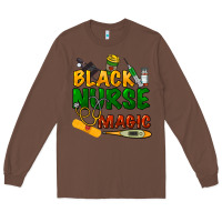 Chestnut Black Nurse magic Long Sleeve Tee - HowdyJamesFarm