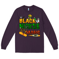 Plum Black Nurse magic Long Sleeve Tee - HowdyJamesFarm
