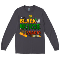 Smoke Black Nurse magic Long Sleeve Tee - HowdyJamesFarm