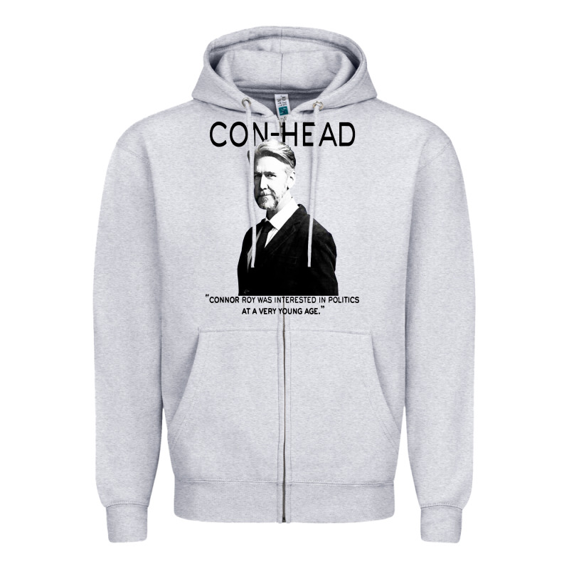 Connor, Roy Was Interested In Politics Zipper Hoodie by minhPixels | Teevron