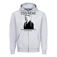 Heather Grey connor, roy was interested in politics Zipper Hoodie - minhPixels
