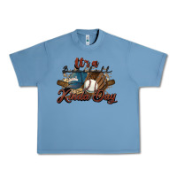 Pebble Blue It's a Baseball kinda day Urban Heavy Tee - HowdyJamesFarm
