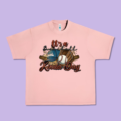 It's A Baseball Kinda Day Urban Heavy Tee Designed By Howdyjamesfarm