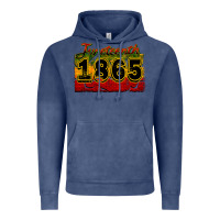 Vintage Denim juneteenth 1865 Vintage Hoodie - CowGirlArtShop