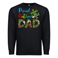 Black proud autism dad Premium Sweatshirt - Artiststas