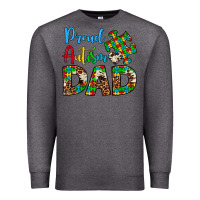 Charcoal Heather proud autism dad Premium Sweatshirt - Artiststas