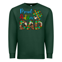 Sports Green proud autism dad Premium Sweatshirt - Artiststas