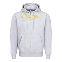Heather Grey Azizam Persian Iran Iranian Gift Tala Gold Zipper Hoodie - minhPixels