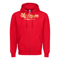 Red Azizam Persian Iran Iranian Gift Tala Gold Zipper Hoodie - minhPixels