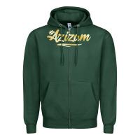 Sports Green Azizam Persian Iran Iranian Gift Tala Gold Zipper Hoodie - minhPixels