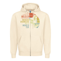 Sandshell Mens Welder Because Engineers Need Heroes Too Gifts Funny Welding Zipper Hoodie - minhPixels