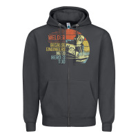 Smoke Mens Welder Because Engineers Need Heroes Too Gifts Funny Welding Zipper Hoodie - minhPixels