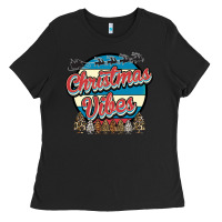 Black Christmas Vibes Ladies Tee - Bettercallsaul