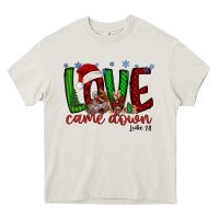Cream love came dow christmas Heavy Core Tee - RacoonDesign