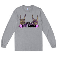 Heather Grey Rockin' the Mom Long Sleeve Tee - CowGirlArtShop