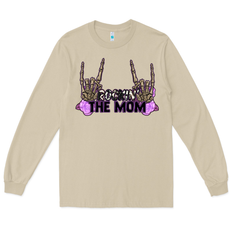 Rockin' The Mom Long Sleeve Tee by CowGirlArtShop | Teevron