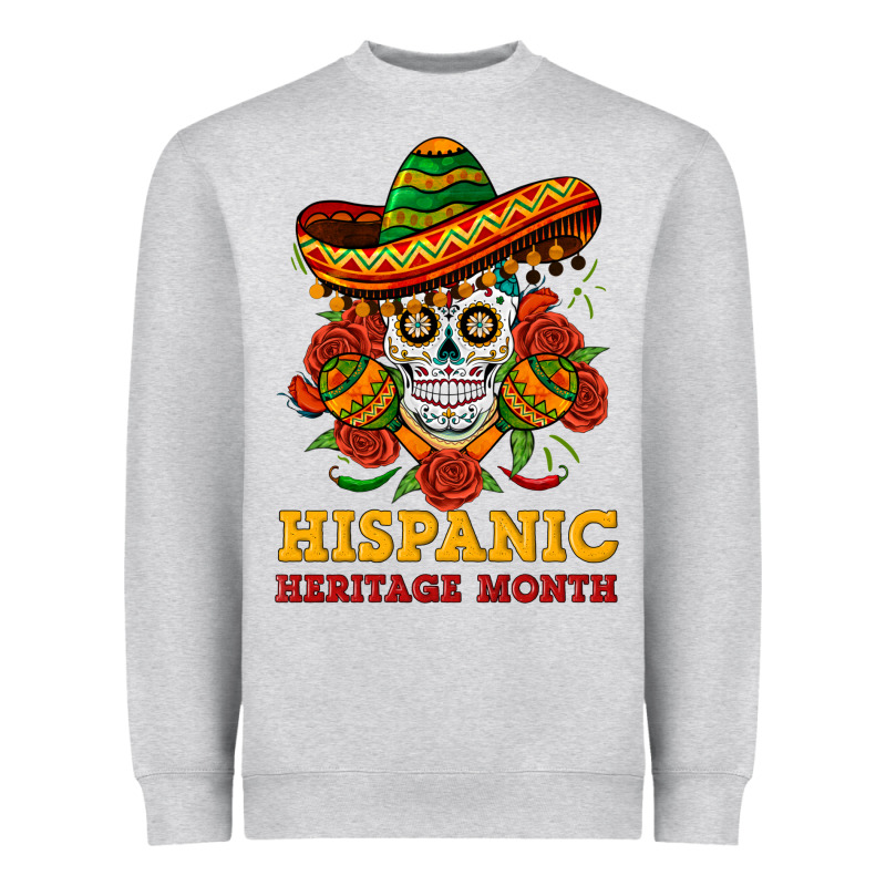 Sombrero Skull Heritage Heavyweight Sweatshirt by BundleAndBundleShop | Teevron