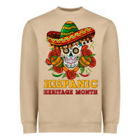 Mushroom sombrero skull heritage Heavyweight Sweatshirt - BundleAndBundleShop