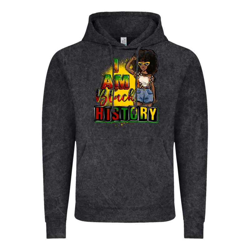 I Am Black History Juneteenth Vintage Hoodie by CowGirlArtShop | Teevron