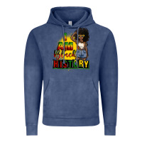 Vintage Denim i am black history juneteenth Vintage Hoodie - CowGirlArtShop