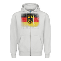 Dove Grey Germany German Flag Deutschland Souvenir Gift Alemania Zipper Hoodie - minhPixels