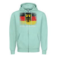 Seafoam Germany German Flag Deutschland Souvenir Gift Alemania Zipper Hoodie - minhPixels