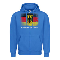True Royal Germany German Flag Deutschland Souvenir Gift Alemania Zipper Hoodie - minhPixels
