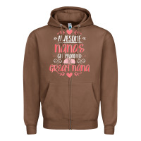 Chestnut Gift for 1st Time Great Nana  Great Nana Zipper Hoodie - minhPixels