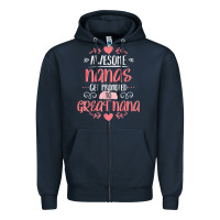 Navy Gift for 1st Time Great Nana  Great Nana Zipper Hoodie - minhPixels