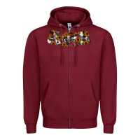 Burgundy mini 10oz tumbler Zipper Hoodie - SublimationCraftShop