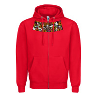 Red mini 10oz tumbler Zipper Hoodie - SublimationCraftShop