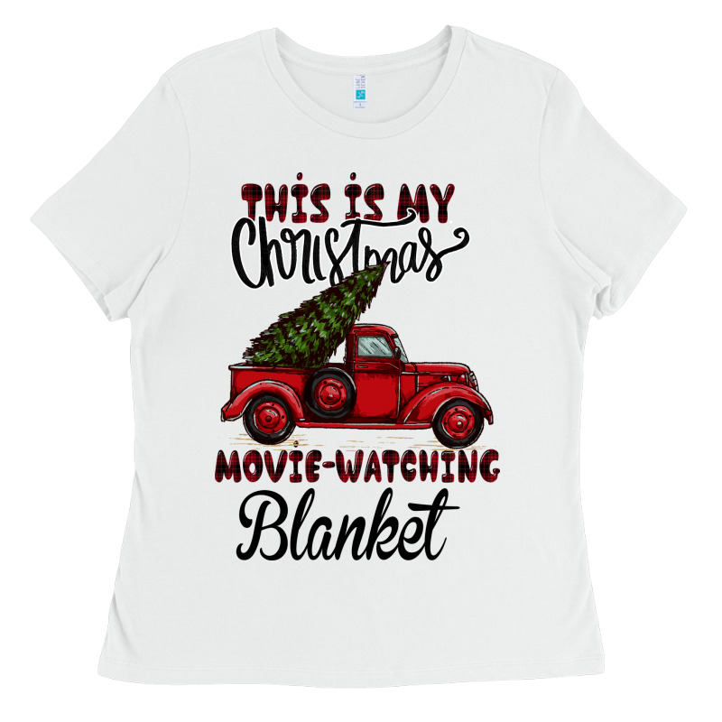 Christmas Movie Watching Blanket Ladies Tee by Bettercallsaul | Teevron